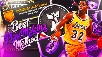 I FOUND THE BEST PLAYMAKING BADGE METHOD IN NBA 2K20 !50K REP POINTS A GAME!😱