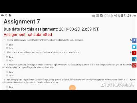 Nptel Assignment 7 solution