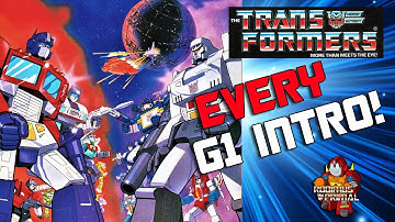 All Transformers US G1 Intros