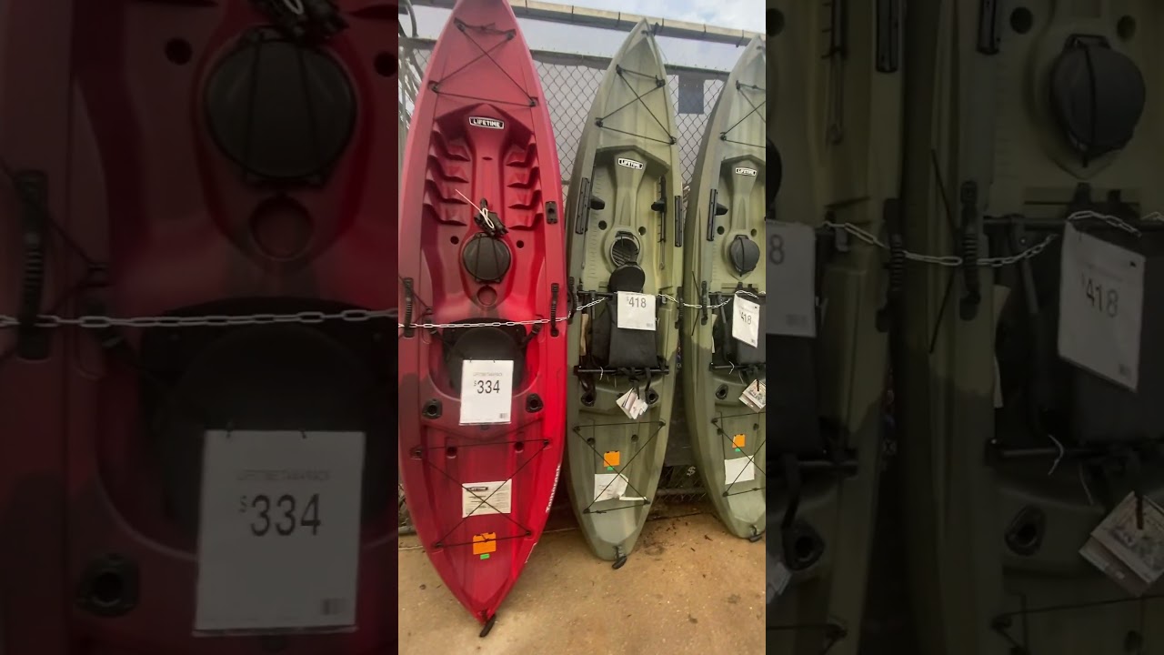 Preço dos caiaque de pesca  no Walmart. Nos estados unidos🇺🇸