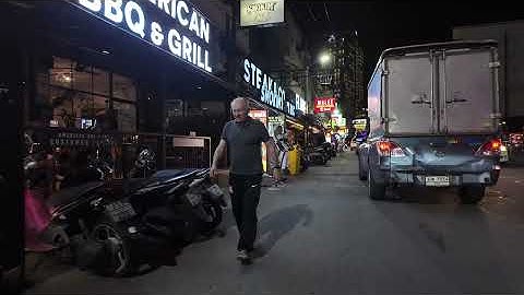 Pattaya Soi Lengkee Nightlife, Thailand 4K 30FPS