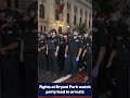Arrests at Bryant Park watch party