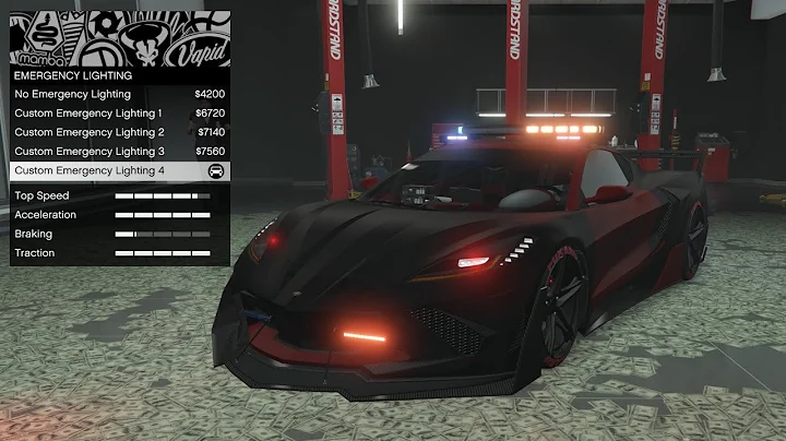 GTA 5 Online - Invetero Coquette D10 Pursuit - DLC Police Car (Chevrolet Corvette C8 Cop Edition)