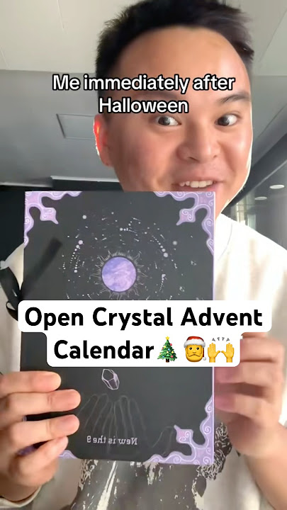 It’s timeeee🎄🎅🎁💝let’s open the crystal advent calendar together🙌 #adventcalendar #crystals