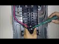 Install a new 240 Volt 50 Amp cable for Electrical Range - Part 3 - Connection To  Circuit Breaker