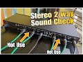 How to  Stereo 2 way to Cross Over? Sound System Audio Processors