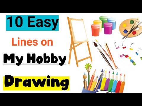speech on favourite hobby drawing
