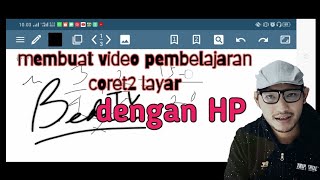 cara Membuat video pembelajaran matematika coret- coret layar untuk bahas soal