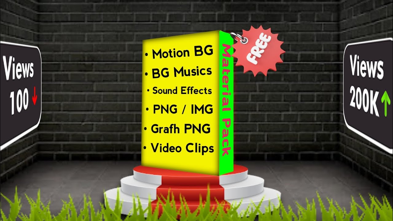 Free Editing Material Pack 🔥 - YouTube