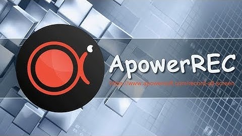 How to Record Screen using ApowerREC?