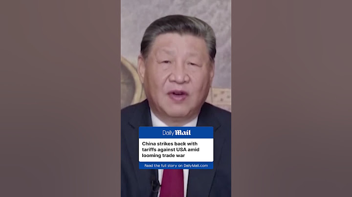 China STRIKES BACK with tariffs against USA amid looming trade war