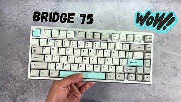 The Best 75% Keyboard | Shortcut Studio Bridge75 Review + sound test