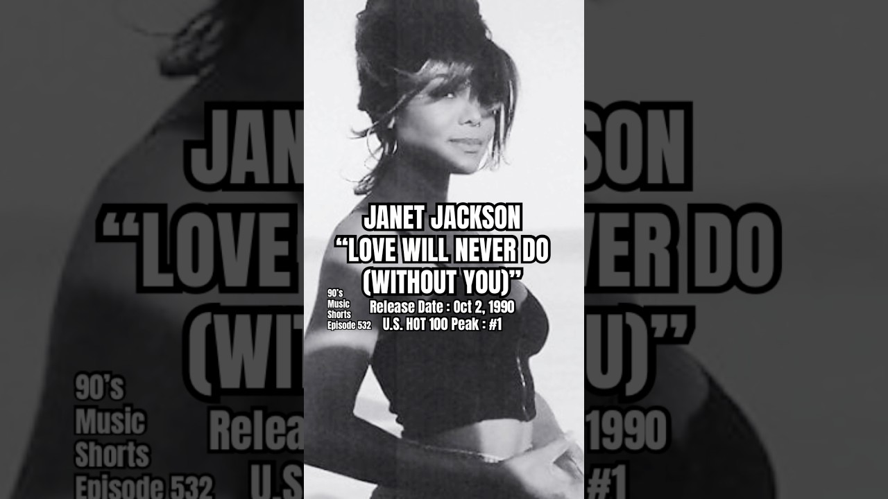 Janet Jackson “Love Will Never Do (Without You)” #90s #90smusic