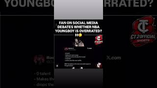 Fan on social media debates whether NBA Youngboy is overrated👀🤔 #nbayoungboy #rap #neverbrokeagain