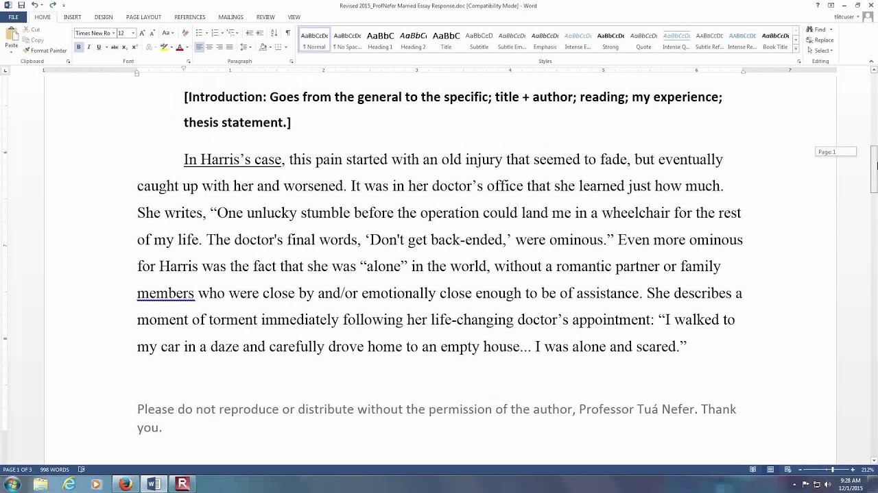 body paragraph transitions