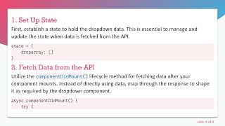 Understand How to Bind API Data with Dropdown in React Native