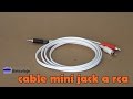 Cómo HACER cable MINI JACK a RCA 😜👍❤️
