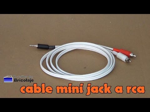 Cable Auxiliar Mini Plug Jack 3.5 mm A 2 Rca Macho Audio, Mp3, Celu Pc