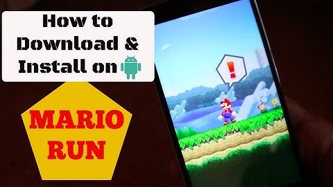 How to Download & Install SUPAR MARIO RUN Game on Any Android Device | SuperMario Run Gameplay HINDI