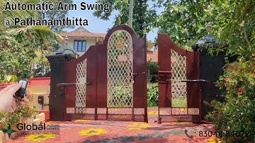 Automatic Arm Swing Gate motor installed at Kozhencherry, Pathanamthitta|Gate Automation 📞8304884072