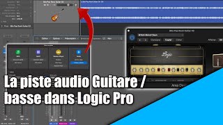 Logic Pro Tutorial (French): The "Guitar or Bass" Audio Track. screenshot 1