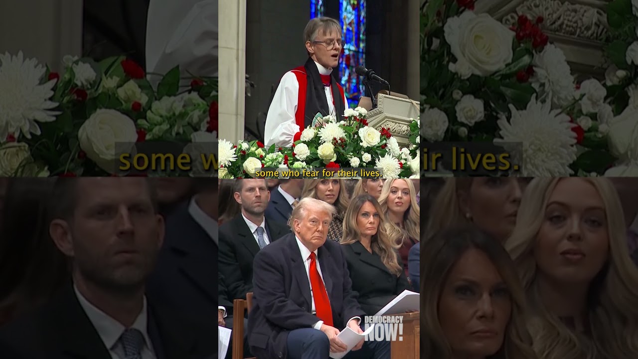 Bishop confronts Trump during sermon: "Have mercy"