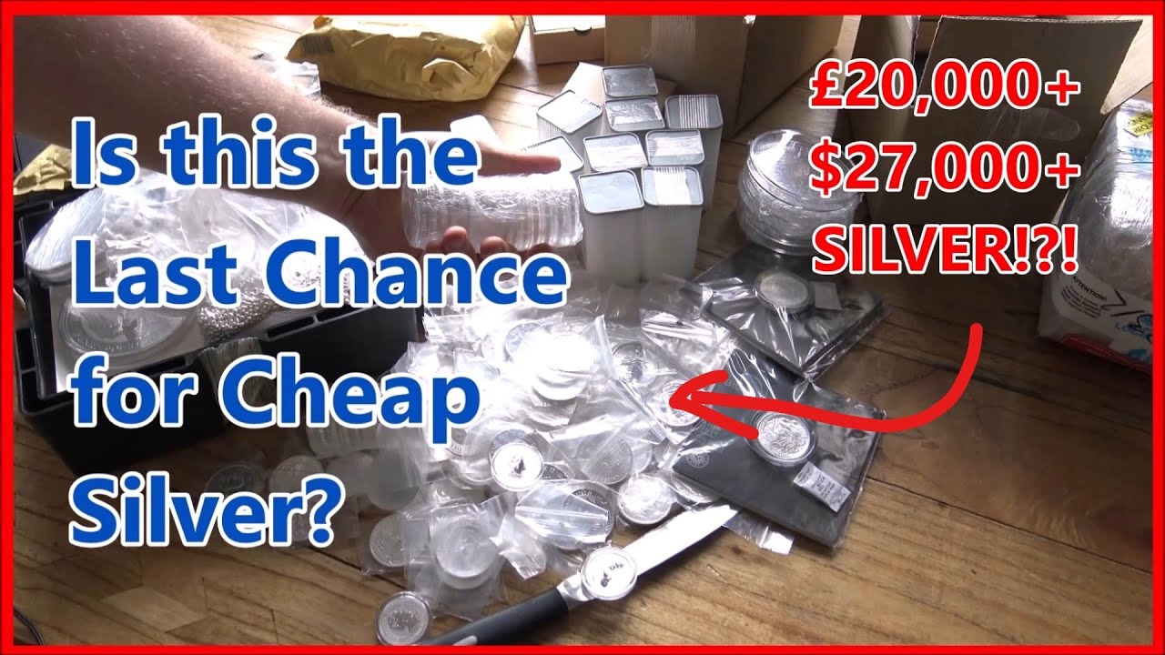 Is this the last chance to buy CHEAP Silver? Unboxing a massive £