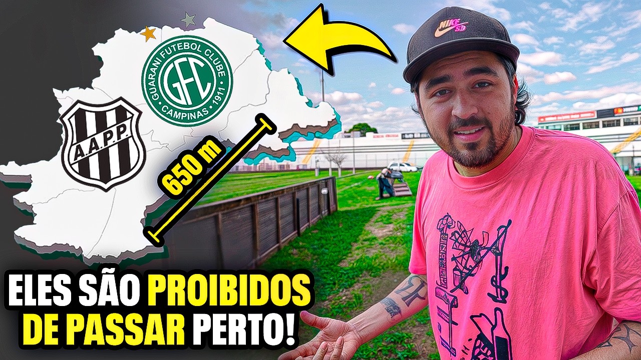 Uma cidade DIVIDIDA pelo futebol: a REALIDADE de GUARANI x PONTE PRETA!