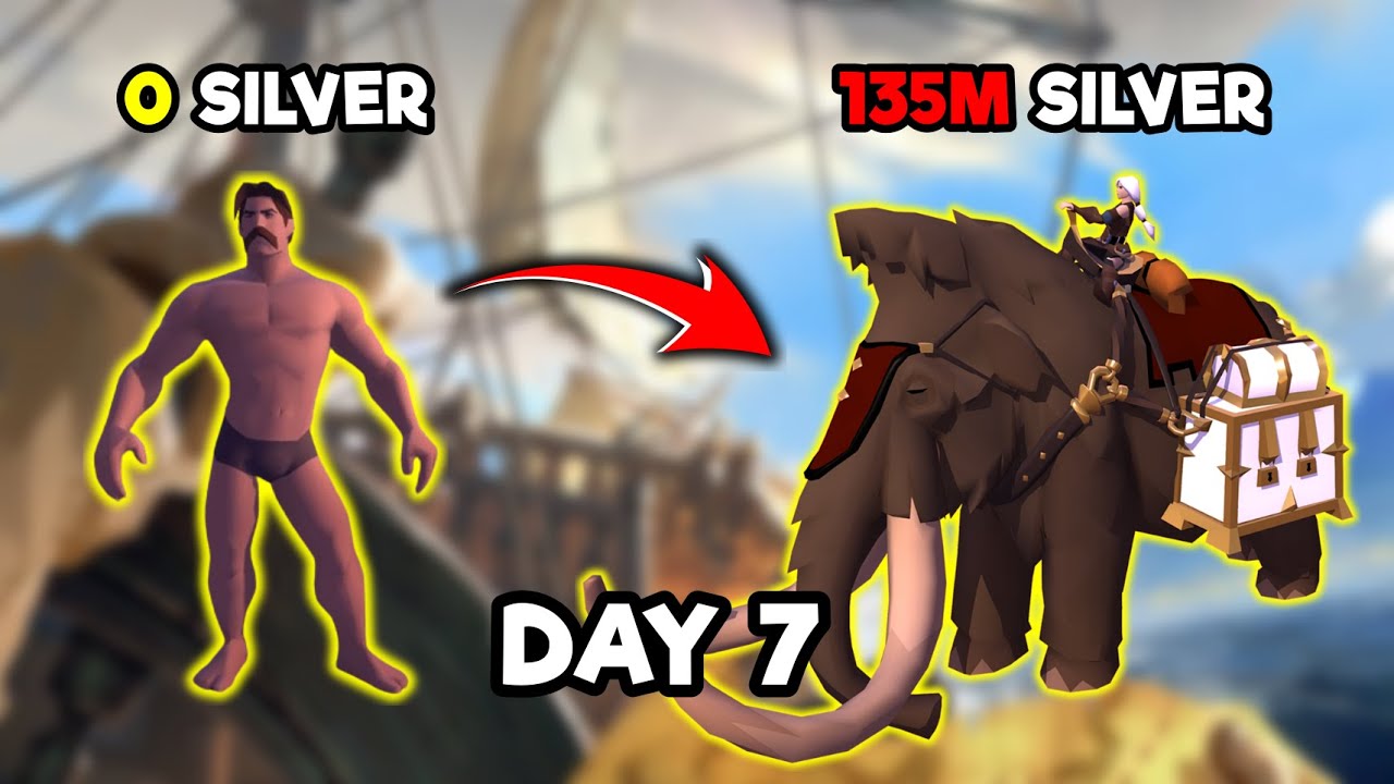 🦣 ROAD TO MAMMOTH WITHOUT PREMIUM WEST SERVER  🦣 | DAY 7 | ALBION ONLINE