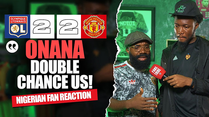OLYMPIQUE LYON 2-2 MANCHESTER UNITED (NIGERIAN FANS REACTION). EUROPA LEAGUE- 24/25 HIGHLIGHTS