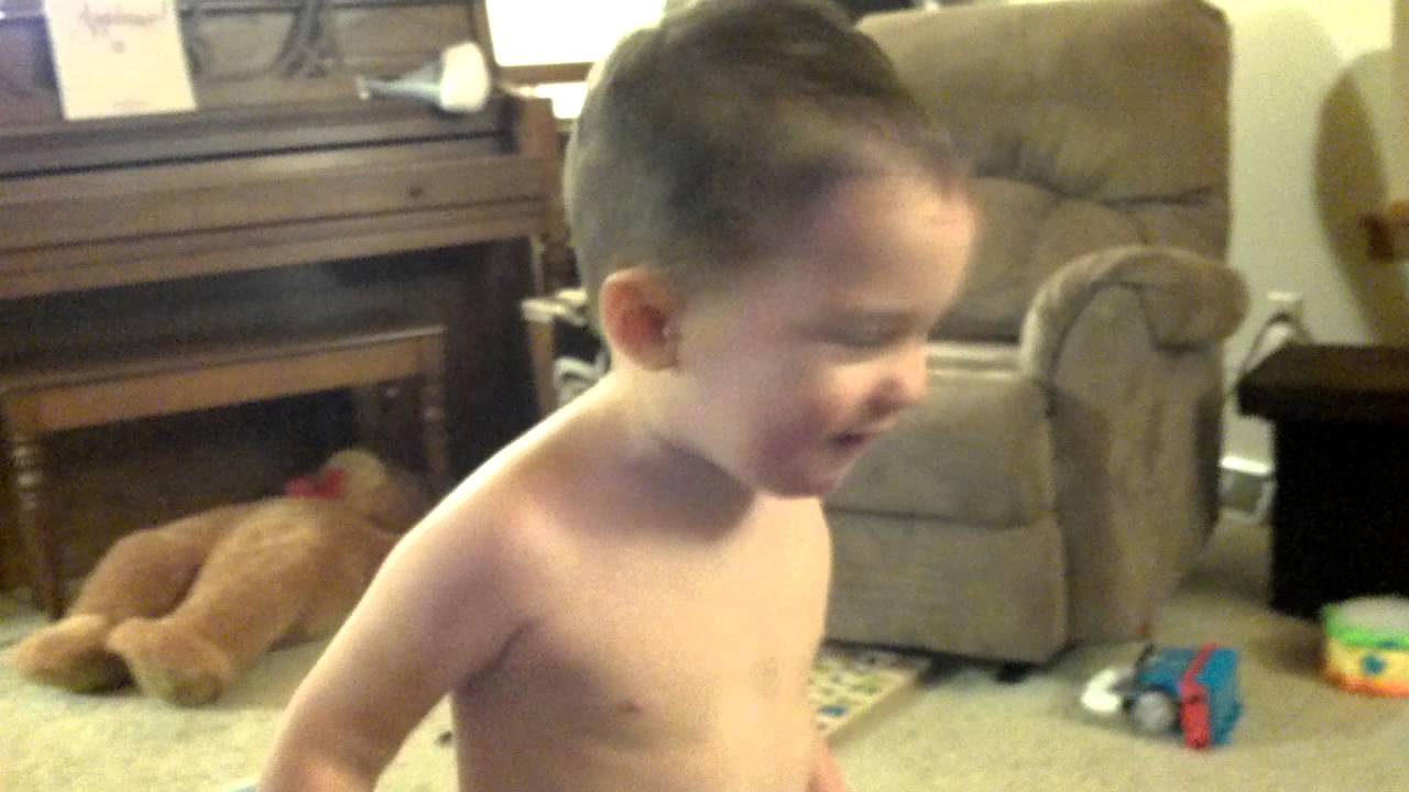 Running around in diapers... YouTube