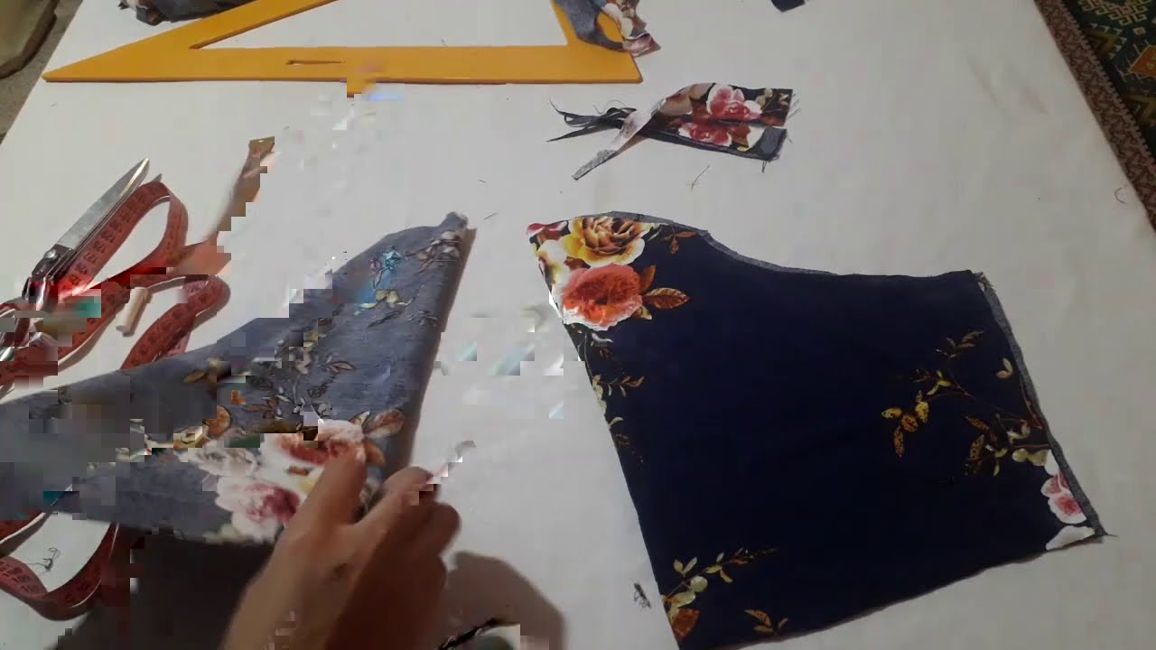 طريقة تفصيل الكم القصير بقياسات مضبوطة وبسهولة تامة