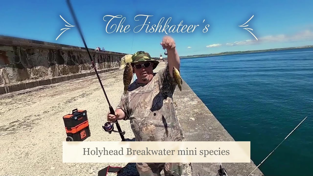 Fishing holyhead breakwater mini bashing YouTube