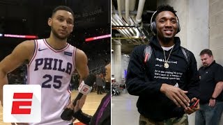 Information Ben Simmons responds to Donovan Mitchell's 'rookie' shirt | ESPN Update