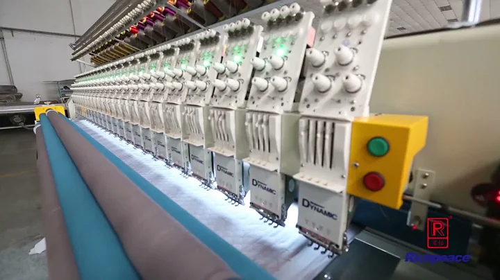 Richpeace Computerized Multi color Single Roll Quilting and Embroidery Machine