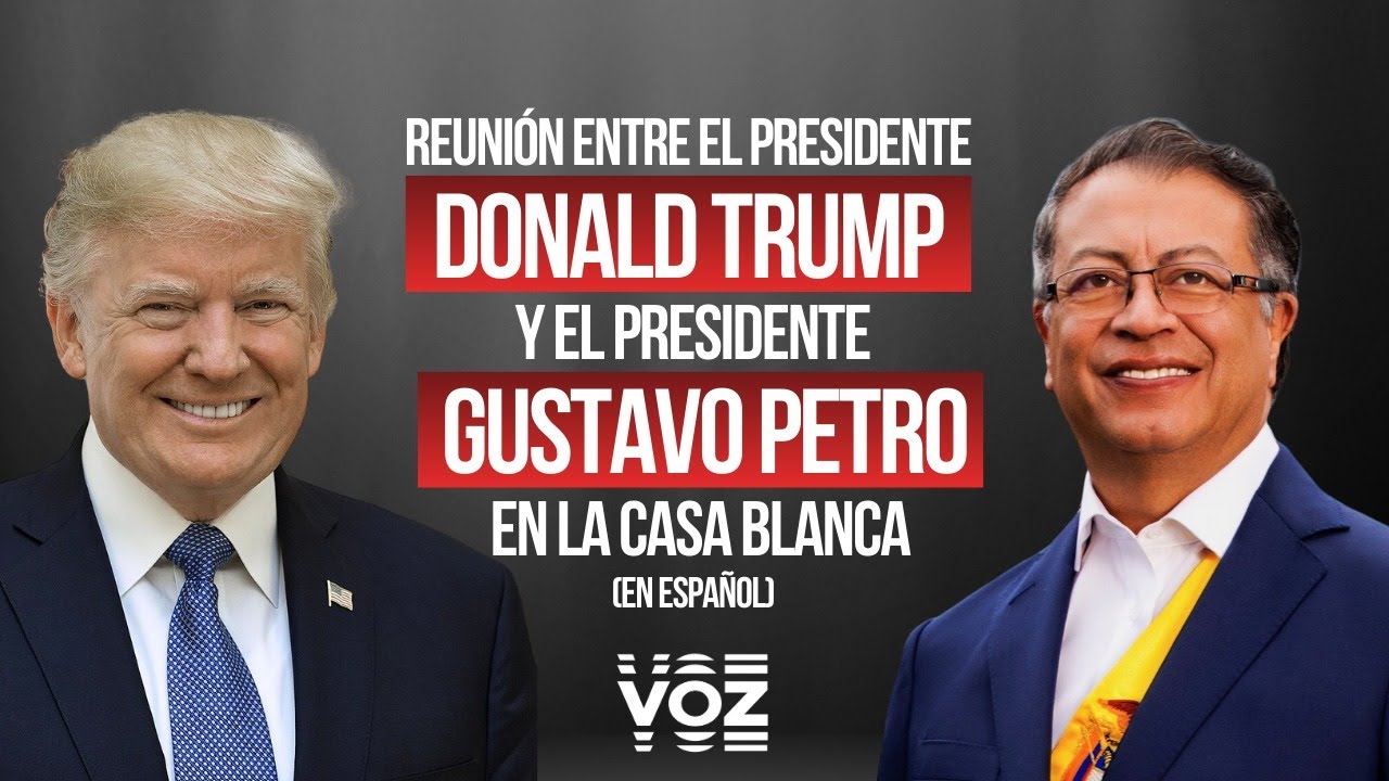 🔴 📺 EN VIVO: Reunión entre Donald Trump y Gustavo Petro (En español) 02 ...