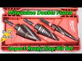 Milwaukee SHOCKWAVE™ Impact Duty™ Electrician Step Bit  Set Review and Demonstration