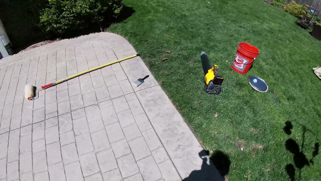 Sealing A Concrete Patio - Stamped Concrete Sealing Service | Windy City Steam