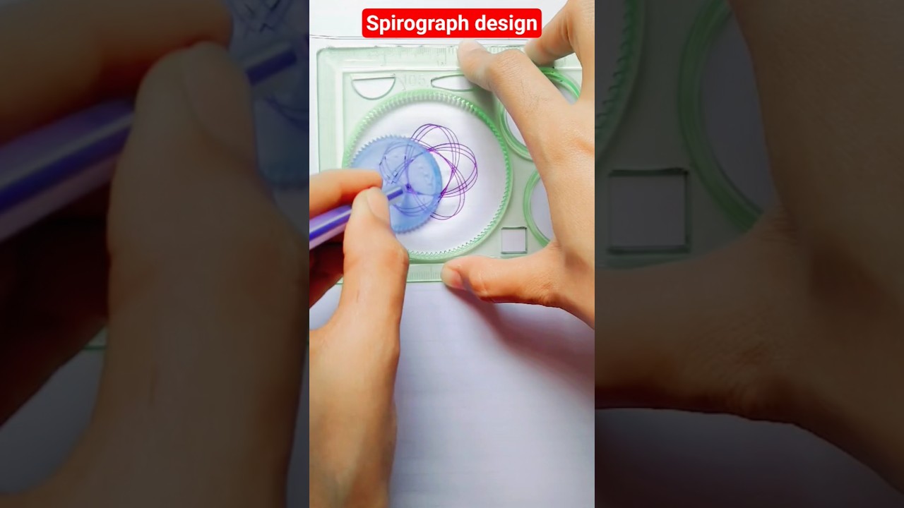 Amazing Spiral Art Using Spirograph |