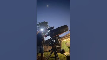 Moon Crater through my telescope #shorts #astronomy #science