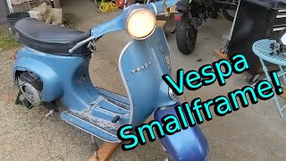 Can A Moped Guy Do An Old Vespa Scooter? 1981 Vespa 100 Sport Overview Ride