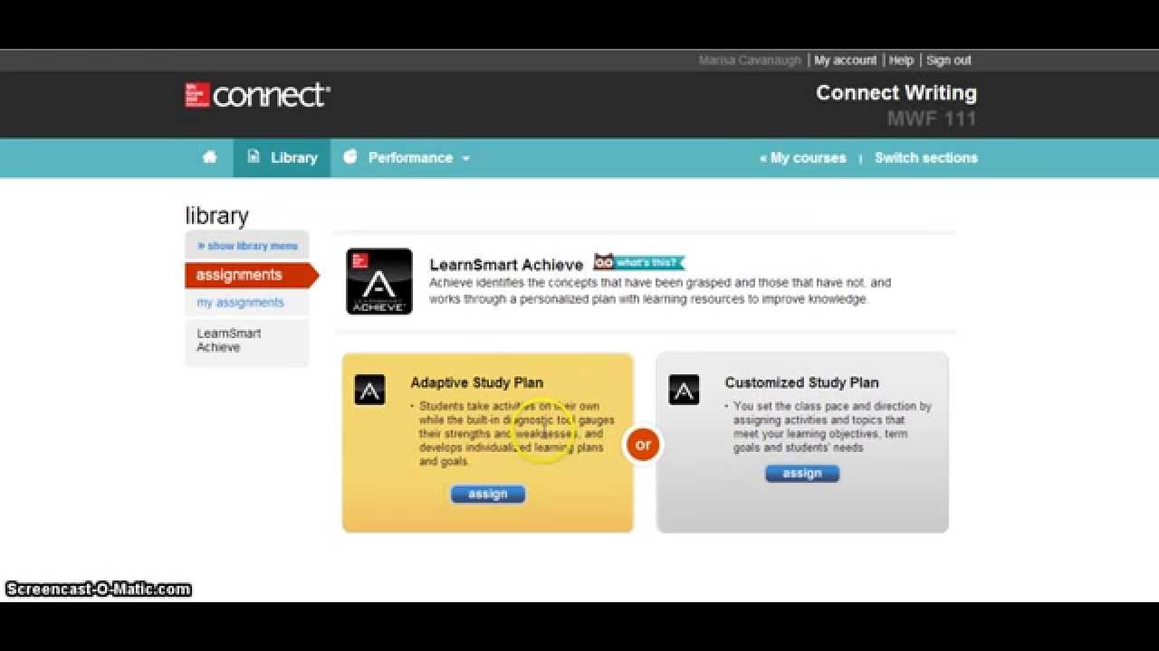 developmental english definition How to Setup a LearnSmart Achieve Assignment in Connect
