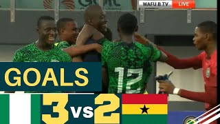 Nigeria Golden Eaglets 3 VS 2 Ghana U17 - Goals & Highlight - 3rd Place - 2024 WAFU Zone B U17 Cup