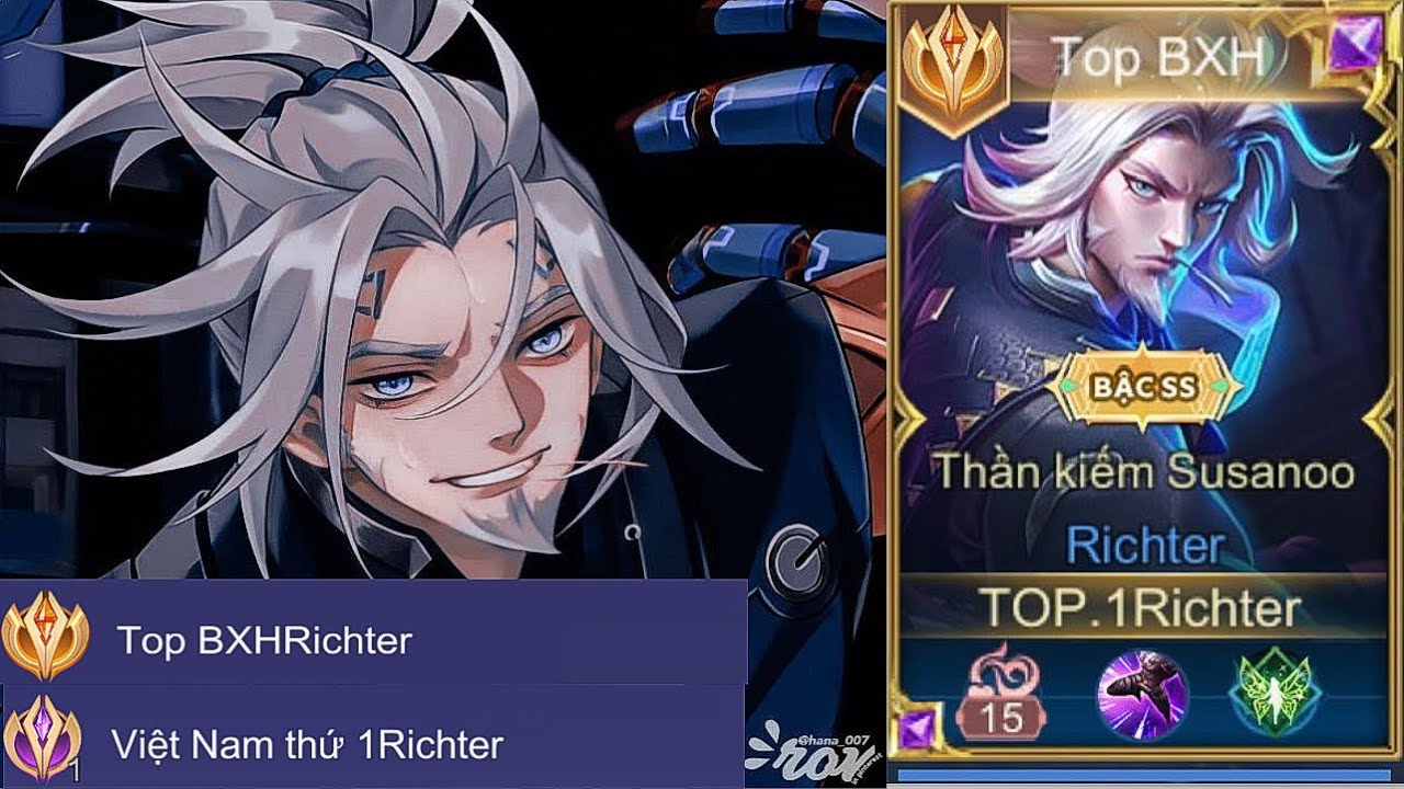 TOP.1 Richter || Hành Trình Leo Từ 0đ Lên TOP.1 Richter VN Sè Ntn & Liên Quân Mobile