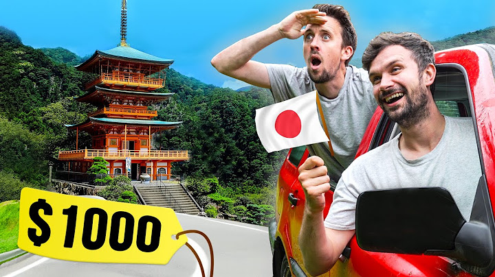 $1000 Japan Road Trip Avontuur