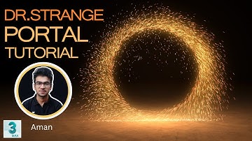 Doctor Strange Portal | 3DS Max |  VFX Tutorial - 1 | Creator Aman | Animation Corner