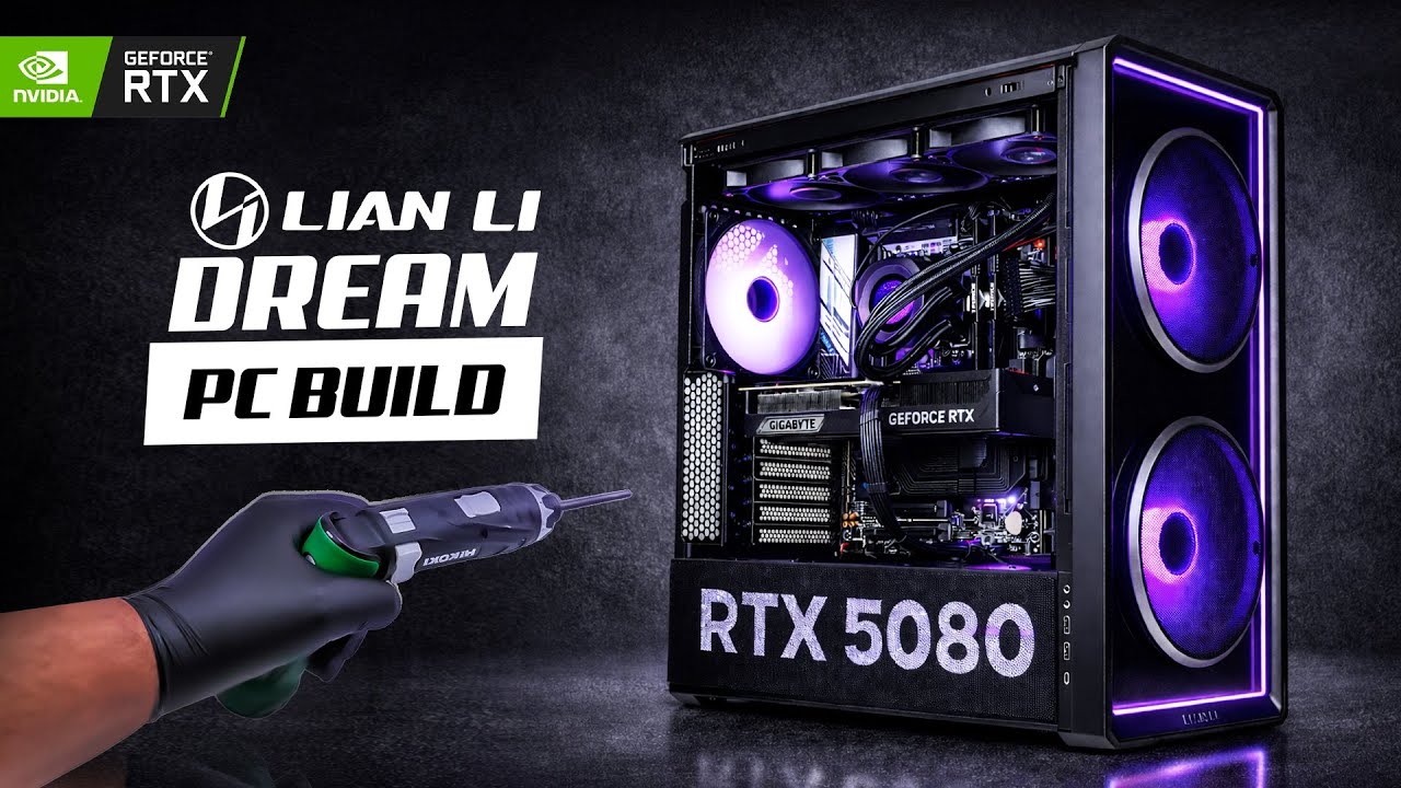 Dream PC Build 2026 | Lian Li Lancool 217 + Gigabyte RTX 5080 ASMR Sounds (No Music, No Talking)