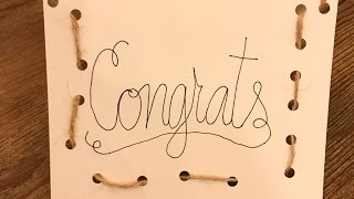 Homemade Congratulations Card DIY Crafts