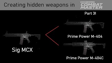 Combat Master | How to create hidden weapons in CM Part 3!