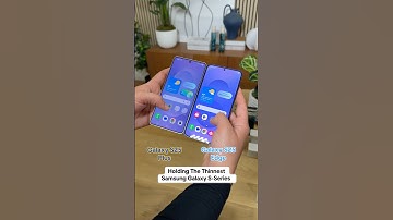 Galaxy S25 Edge vs. Galaxy S25 Plus: Side By Side